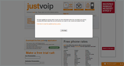 Desktop Screenshot of justvoip.com