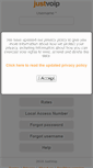 Mobile Screenshot of justvoip.com